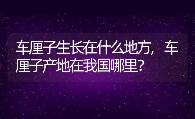 车厘子生长在什么地方,车厘子产地在我国哪里？ | 养殖常见问题