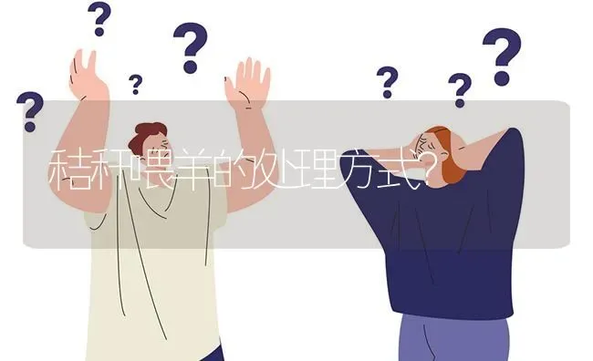 秸秆喂羊的处理方式? | 养殖问题解答