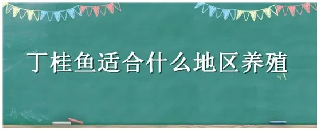 丁桂鱼适合什么地区养殖 | 农业常识