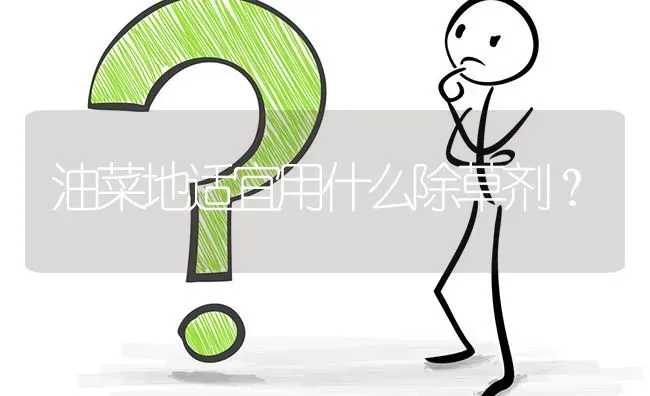 油菜地适宜用什么除草剂? | 养殖问题解答