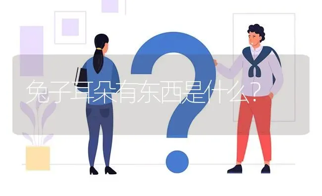 兔子耳朵有东西是什么? | 养殖问题解答