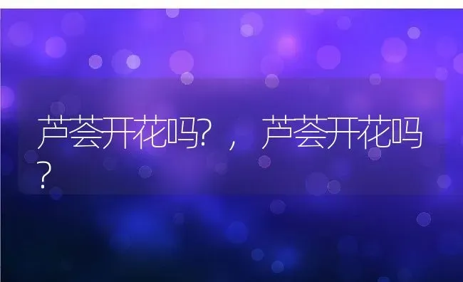 芦荟开花吗?,芦荟开花吗? | 养殖常见问题