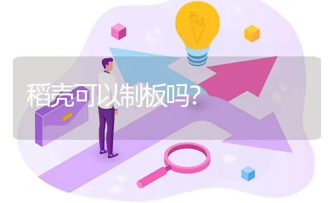 稻壳可以制板吗? | 养殖问题解答