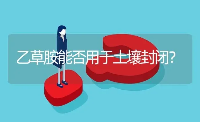 乙草胺能否用于土壤封闭? | 养殖问题解答