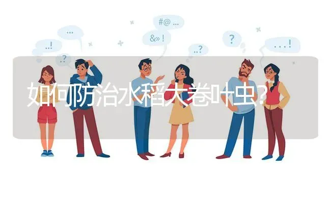 如何防治水稻大卷叶虫? | 养殖问题解答