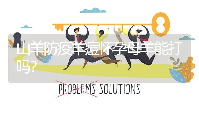 山羊防疫羊痘怀孕母羊能打吗? | 养殖问题解答