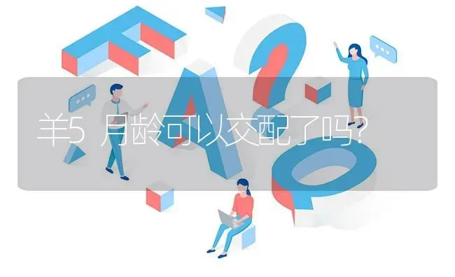 羊5月龄可以交配了吗? | 养殖问题解答