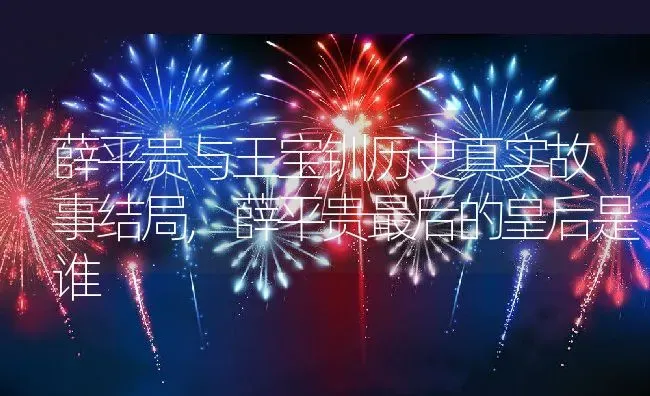 薛平贵与王宝钏历史真实故事结局,薛平贵最后的皇后是谁 | 养殖常见问题