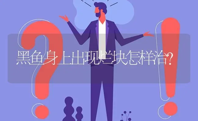 黑鱼身上出现烂块怎样治? | 养殖问题解答