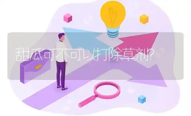 甜瓜可不可以打除草剂? | 养殖问题解答