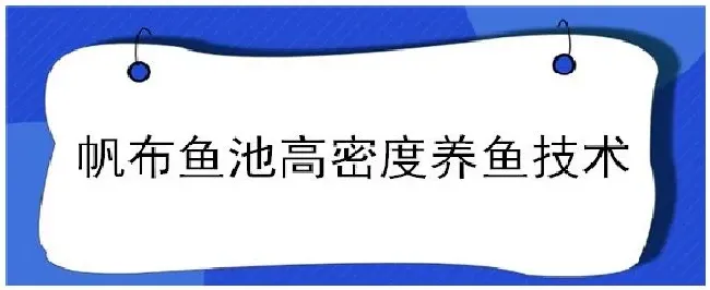 帆布鱼池高密度养殖介绍 | 三农答疑