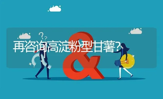 再咨询高淀粉型甘薯? | 养殖问题解答