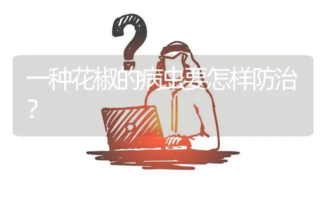 一种花椒的病虫要怎样防治? | 养殖问题解答