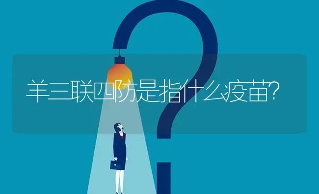 羊三联四防是指什么疫苗? | 养殖问题解答