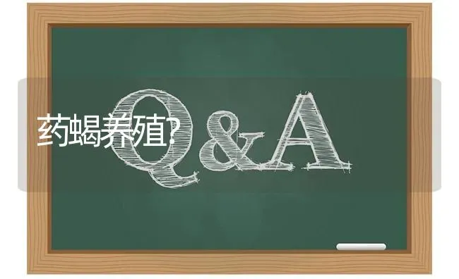 药蝎养殖? | 养殖问题解答