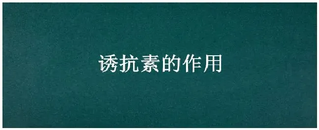 诱抗素的作用 | 三农答疑