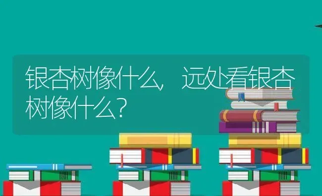 银杏树像什么,远处看银杏树像什么？ | 养殖常见问题