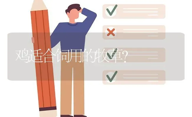 鸡适合饲用的牧草? | 养殖问题解答