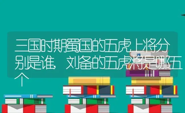 三国时期蜀国的五虎上将分别是谁,刘备的五虎将是哪五个 | 养殖常见问题