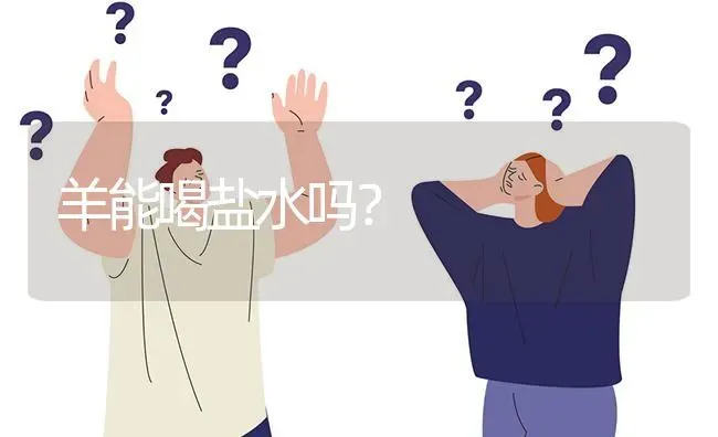 羊能喝盐水吗? | 养殖问题解答