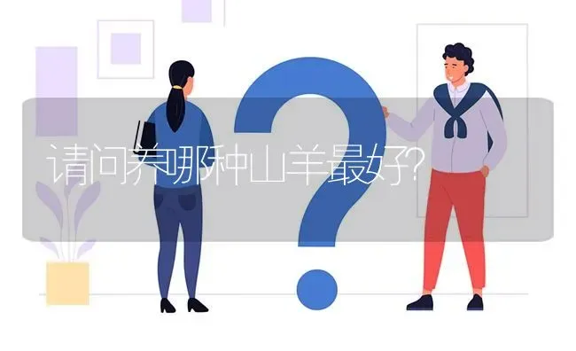 请问养哪种山羊最好? | 养殖问题解答