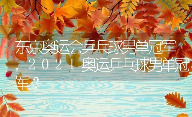 东京奥运会乒乓球男单冠军,2021奥运乒乓球男单冠军？ | 养殖常见问题