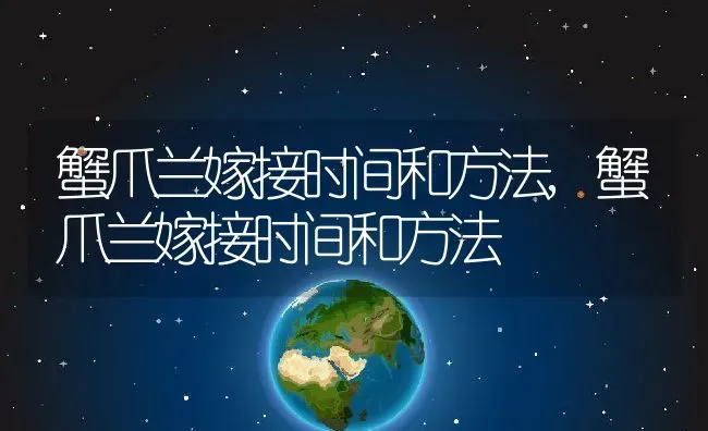 蟹爪兰嫁接时间和方法,蟹爪兰嫁接时间和方法 | 养殖常见问题