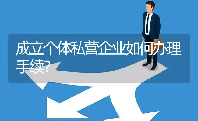 成立个体私营企业如何办理手续? | 养殖问题解答