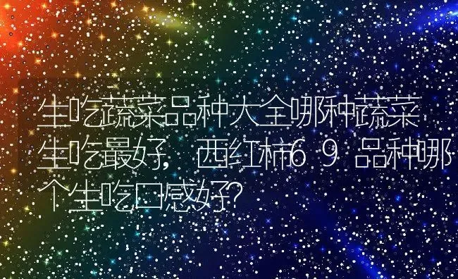 生吃蔬菜品种大全哪种蔬菜生吃最好,西红柿69品种哪个生吃口感好？ | 养殖常见问题