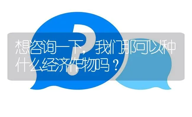 想咨询一下,我们那可以种什么经济作物吗? | 养殖问题解答