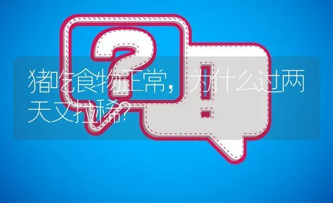 猪吃食物正常,为什么过两天又拉稀? | 养殖问题解答