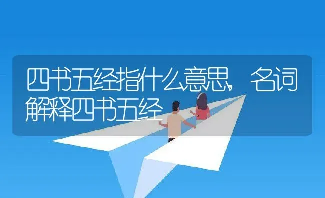 四书五经指什么意思,名词解释四书五经 | 养殖常见问题