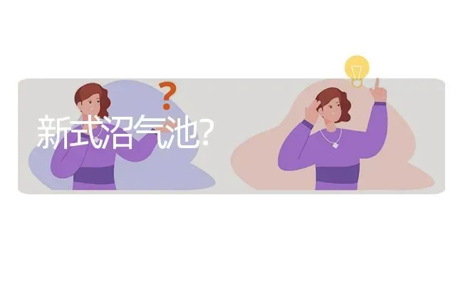 新式沼气池? | 养殖问题解答