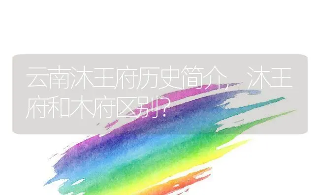 云南沐王府历史简介,沐王府和木府区别？ | 养殖常见问题