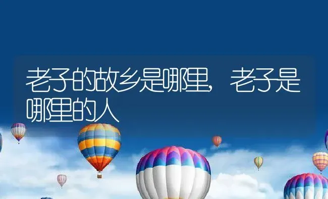 老子的故乡是哪里,老子是哪里的人 | 养殖常见问题