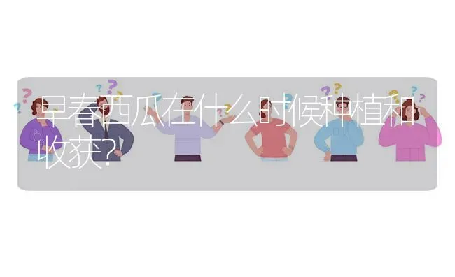 早春西瓜在什么时候种植和收获? | 养殖问题解答