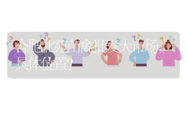 合肥北苑苗禽批发大市场,具体位置? | 养殖问题解答