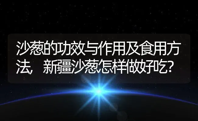 沙葱的功效与作用及食用方法,新疆沙葱怎样做好吃？ | 养殖常见问题