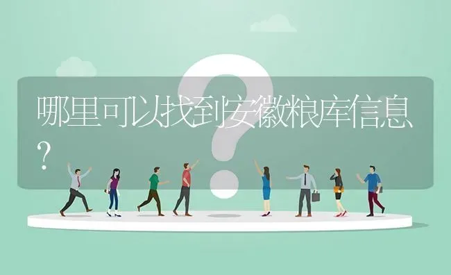 哪里可以找到安徽粮库信息? | 养殖问题解答