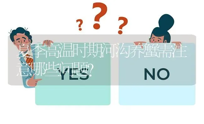 夏季高温时期河沟养蟹需注意哪些问题? | 养殖问题解答