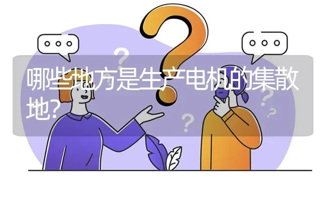 哪些地方是生产电机的集散地? | 养殖问题解答