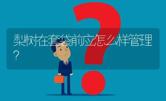 梨树在套袋前应怎么样管理? | 养殖问题解答