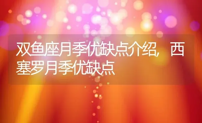 双鱼座月季优缺点介绍,西塞罗月季优缺点 | 养殖常见问题