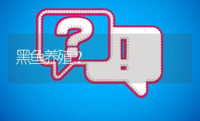 黑鱼养殖? | 养殖问题解答