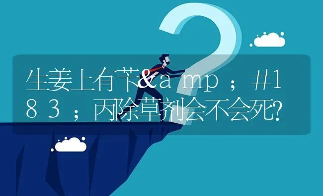 生姜上有苄&#183;丙除草剂会不会死? | 养殖问题解答