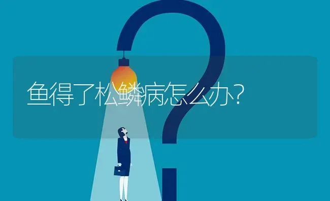 鱼得了松鳞病怎么办? | 养殖问题解答