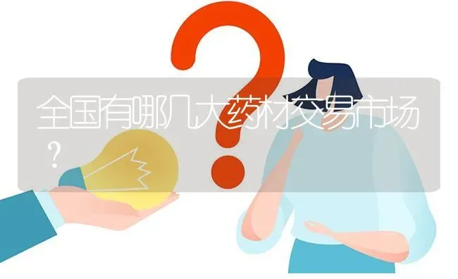 全国有哪几大药材交易市场? | 养殖问题解答