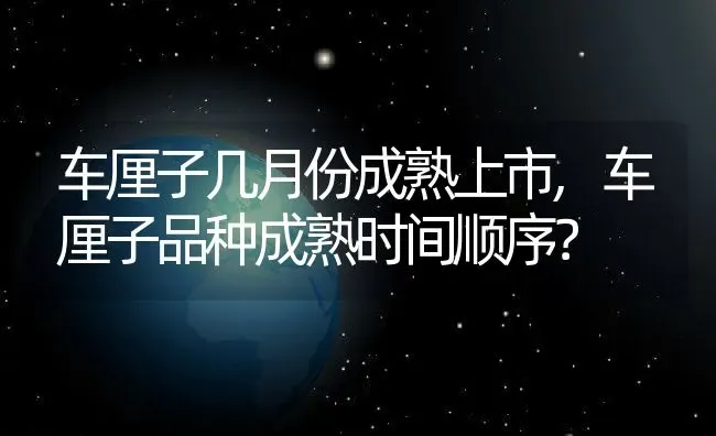 车厘子几月份成熟上市,车厘子品种成熟时间顺序？ | 养殖常见问题