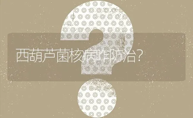 西葫芦菌核病咋防治? | 养殖问题解答