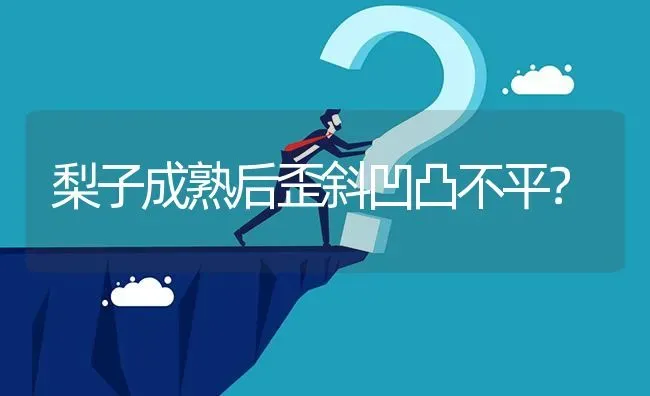 梨子成熟后歪斜凹凸不平? | 养殖问题解答